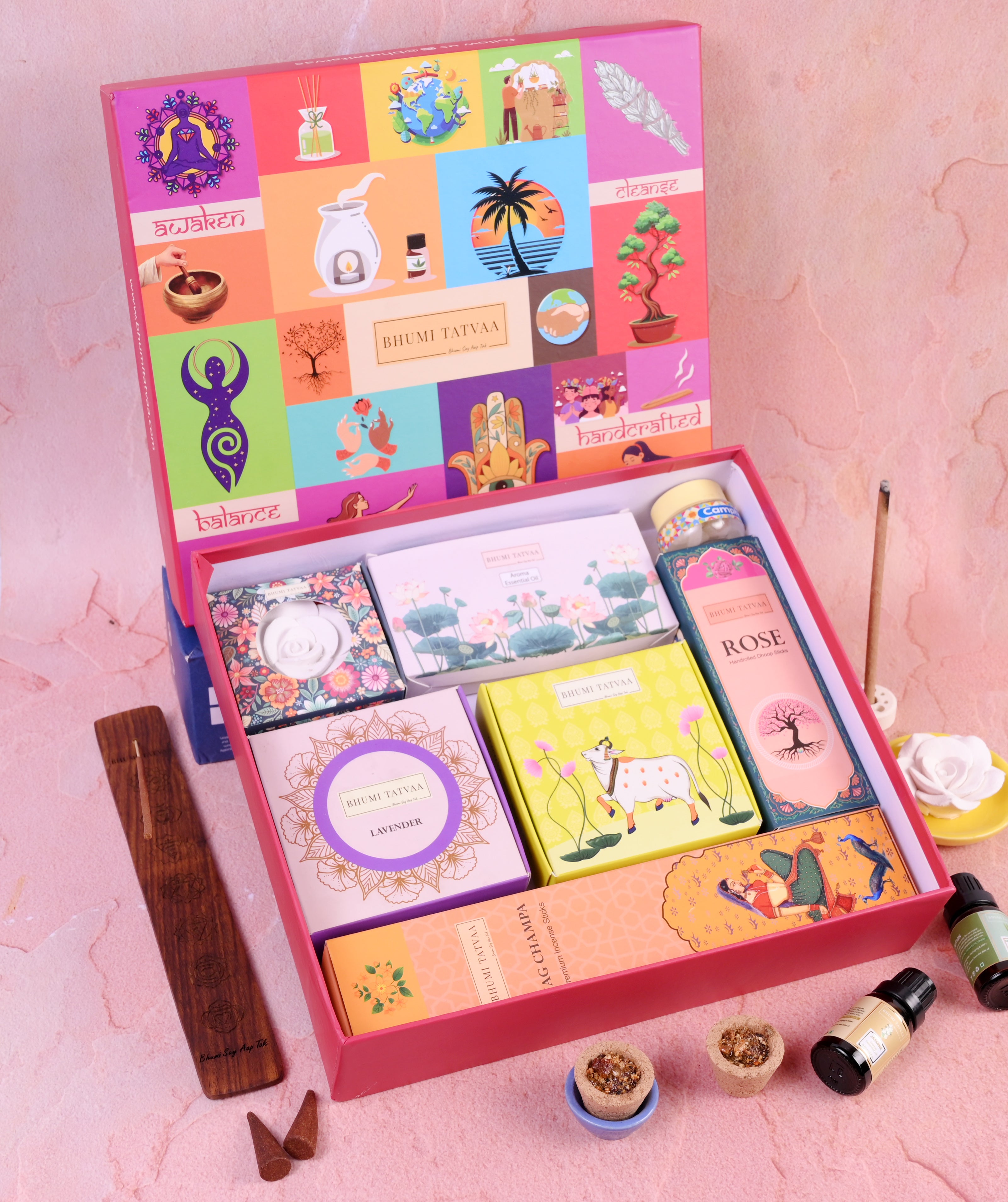 Wellness Box – Aromatherapy & Complete Pooja Set - III | Bhumi Tatvaa